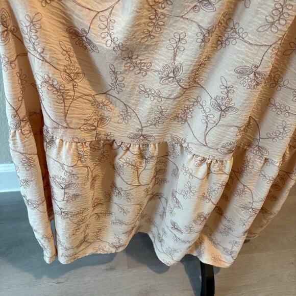 REFKA Tiered Prairie Dress Floral Sz12 Equestrian Fairy Cottage Ranch Southern - Picture 4 of 10